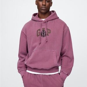 GAP Men's Mauve Hoodie